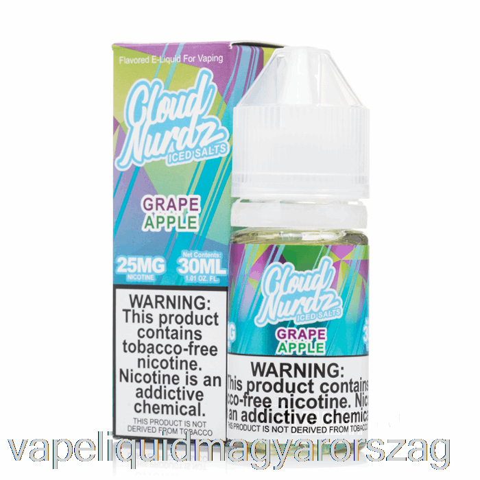 Jeges Szőlő Alma - Felhő Nurdz Sók - 30ml 50mg Vape Pen